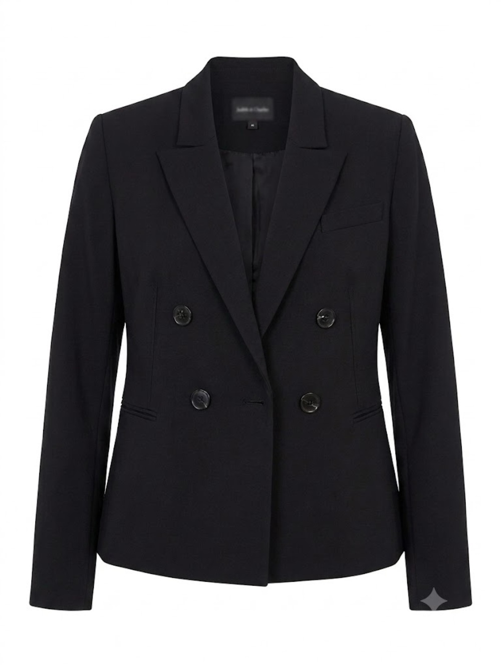Judith & Charles Black Wool Blazer size 8